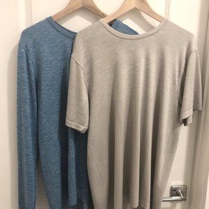 **SOLD** Bundle - 2 Men's Lululemon Metal Vent Tech LS/SS shirts XL
